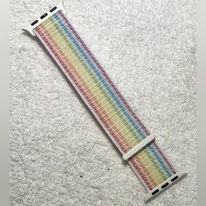 Apple watch rainbow velcro band. New!